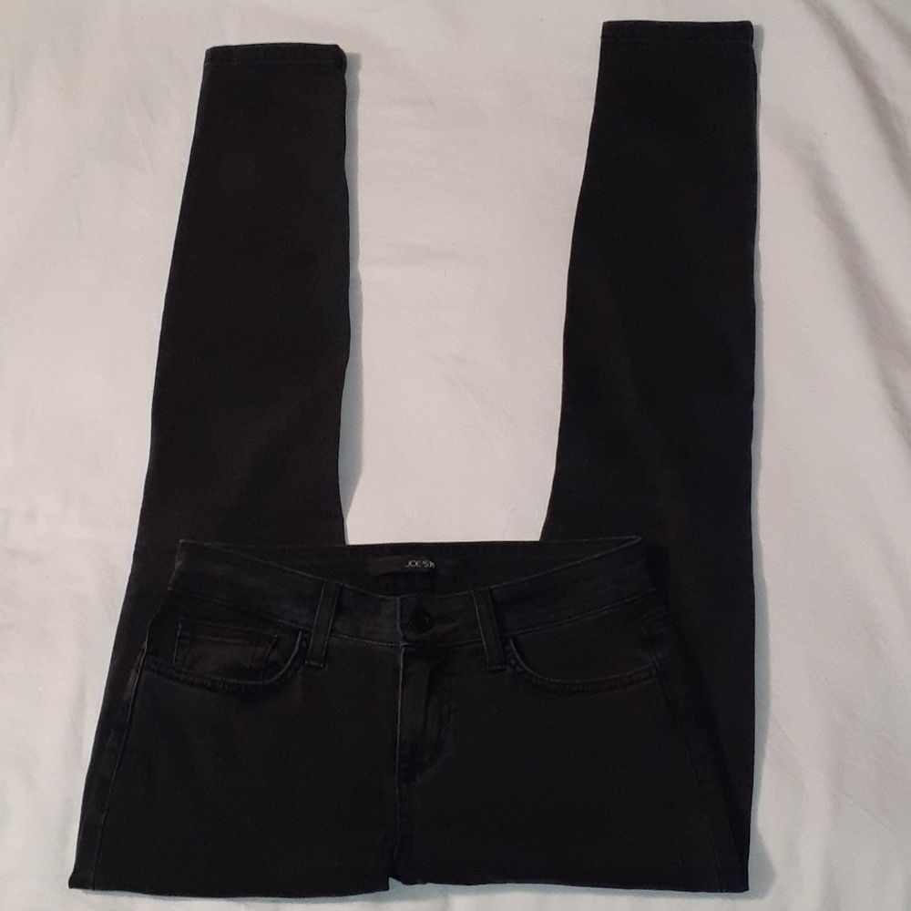 Joe's Jeans Black Skinny Ankle 25 Dori‎ Wash